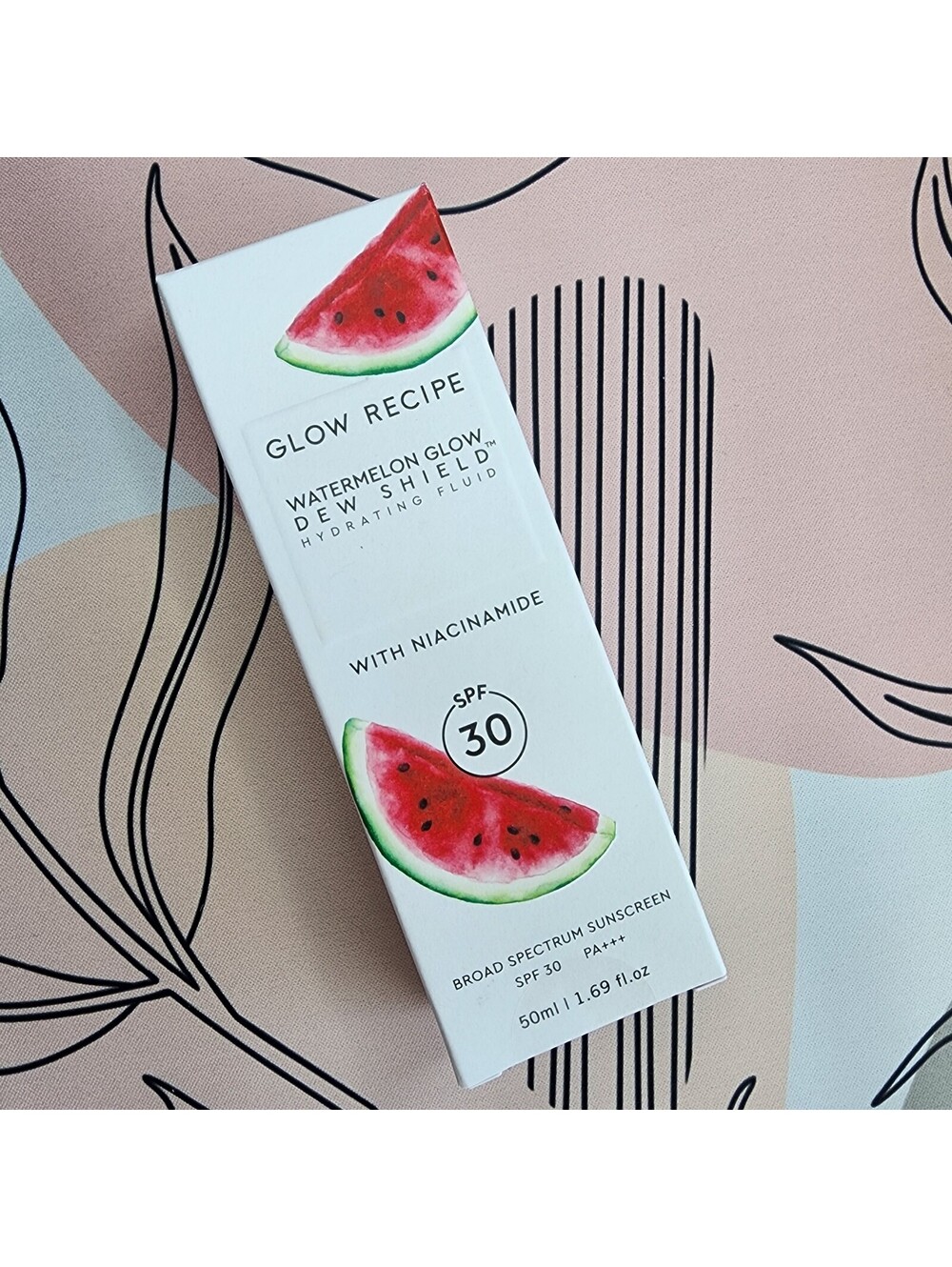 Glow Recipe Watermelon Glow Dew Shield Hydrating Fluid SPF 30 Travel Friendly